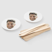 Aangepaste Verjaardags Cupcake voor vrijgezellenfe Handwaaier (Niet-gemonteerd)