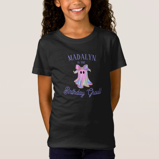 Aangepaste Verjaardags Ghoul T-shirt (Voorkant)