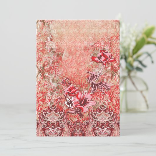 Aangepaste verjaardags-, trouw- en afstudeeruitnod aankondiging (Staand voorkant)