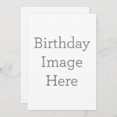 Enkele uitnodiging, Maat: 12,7  x 17,8 cm, Papier: Signature Mat, Enveloppen: Wit (Voorkant / Achterkant)