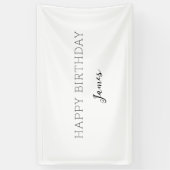 Aangepaste verjaardagsbanner Gepersonaliseerde ver Spandoek (Verticaal)