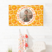 Aangepaste verjaardagsbanner voor kinderen met fot spandoek (Insitu)