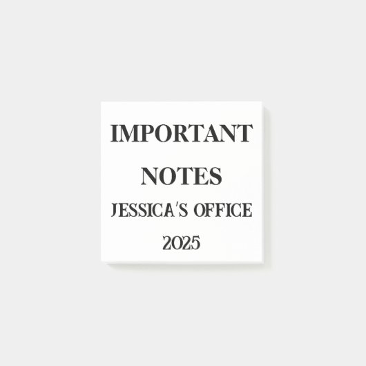 Aangepaste verjaardagsbriefjes - gepersonaliseerd post-it® notes (Voorkant)