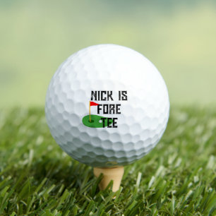 Aangepaste verjaardagscadeau voor golfers - Fore-t Golfballen
