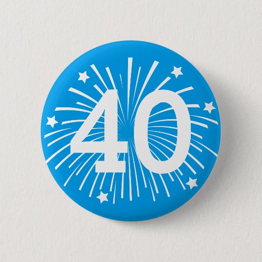 Aangepaste verjaardagsfeest badge speld knoop ronde button 5,7 cm (Voorkant)