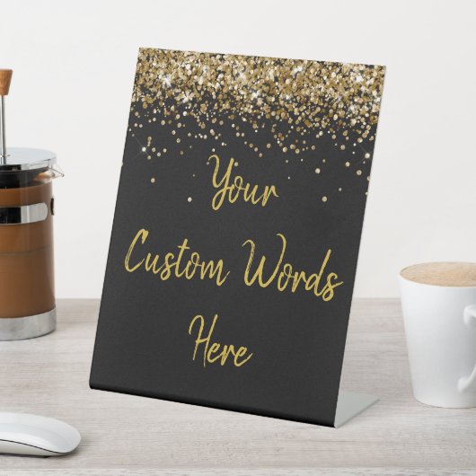 Aangepaste verjaardagsfeestje gepersonaliseerde Jo Reclamebord Met Voetstuk (Insitu)