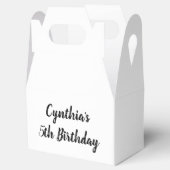 Aangepaste verjaardagsfeestje gunstvakken bedankdoosjes (Geopend)