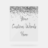 Aangepaste verjaardagsfeestje Personaliseer Uw Tek Acryl Bord (Voorkant)