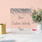 Aangepaste verjaardagsfeestje Personaliseer Uw Tek Acryl Bord (Huwelijk)