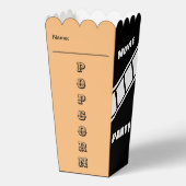 Aangepaste Verjaardagsfeestje Snack Film Nacht Pop Bedankdoosjes (Achterkant)