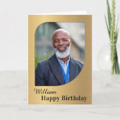 Aangepaste verjaardagsfoto kaart (Voorkant)