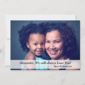 Aangepaste verjaardagsfoto personaliseren kaart (Voorkant)