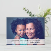 Aangepaste verjaardagsfoto personaliseren kaart (Staand voorkant)