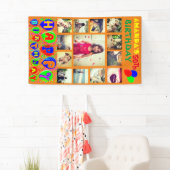 Aangepaste verjaardagsfotocollage banner (Insitu)