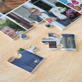 Aangepaste verjaardagsfotocollage legpuzzel (Zijkant)