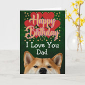 Aangepaste verjaardagskaart voor je vader kaart (Gele Bloem)