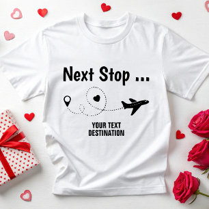 Aangepaste verjaardagsreis Meisjesreis Gezinsvakan T-shirt