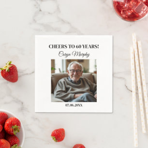 Aangepaste verjaardagsservetten met foto servet