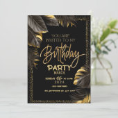 Aangepaste verjaardagsuitnodiging Kaart - Personal (Staand voorkant)