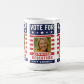 Aangepaste verkiezingscampagne koffiemok (Center)