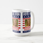 Aangepaste verkiezingscampagne koffiemok (Voorkant rechts)