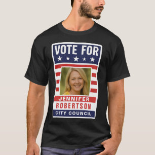 Aangepaste verkiezingscampagne t-shirt