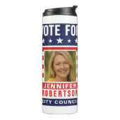 Aangepaste verkiezingscampagne thermosbeker (Gedraaid links)