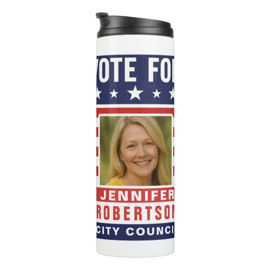 Aangepaste verkiezingscampagne thermosbeker (Geroteerd rechts)