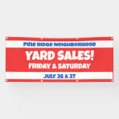 Aangepaste verkoopbanner voor groepen spandoek (Horizontaal)