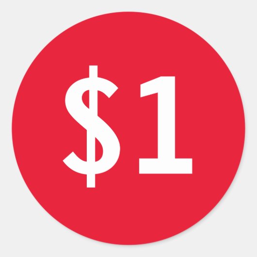 Aangepaste verkoopprijs label stickers voor winkel (Voorkant)