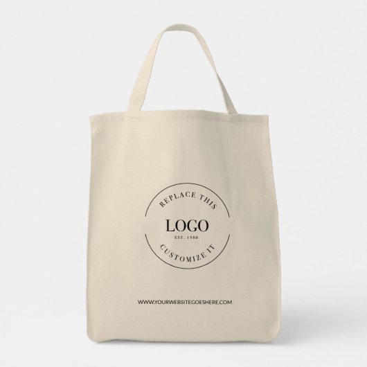 Aangepaste verkoopvorm voor logo bedrijf tote bag (Achterkant)