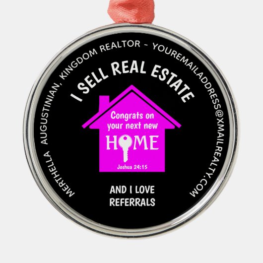 Aangepaste verkoper van verwijzingen naar onroeren metalen ornament (Voorkant)