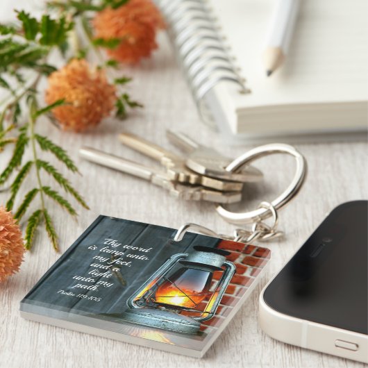 Aangepaste verlichting sleutelhanger (Voorkant Rechts)