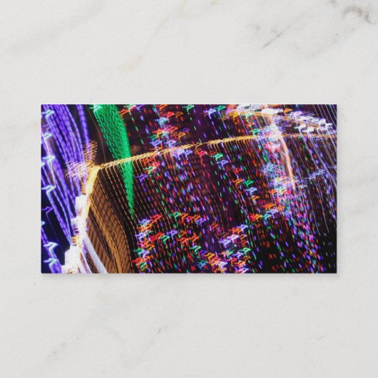 Aangepaste verlichting visitekaartje (Achterkant)