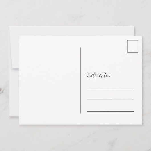 Aangepaste verloofde diamanten ring Verloving Aankondiging (Achterkant)