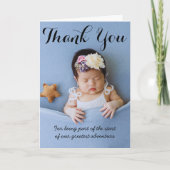 Aangepaste verloskundige fotokaart | De eerste mom Bedankkaart (Voorkant)