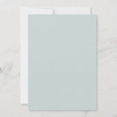 Aangepaste verlovingsuitnodiging met rustieke them kaart (Achterkant)