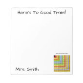 Aangepaste "vermenigvuldigingstabel" notitieblok (Voorkant)