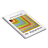 Aangepaste "vermenigvuldigingstabel" notitieboek (Rechterzijde)