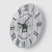 Aangepaste, vernieuwende, moderne huisfamilie, naa grote klok (Hoek)