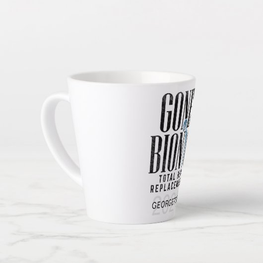 Aangepaste vernieuwingsrondes van de Gone Bionic H Latte Mok (Linkerhoek)