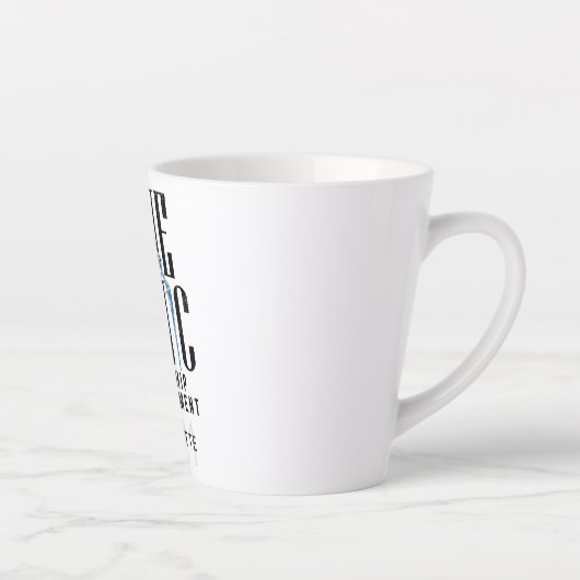 Aangepaste vernieuwingsrondes van de Gone Bionic H Latte Mok (Rechts)