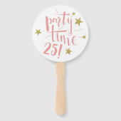 Aangepaste verouderingsvlakken handwaaier (Achterkant)