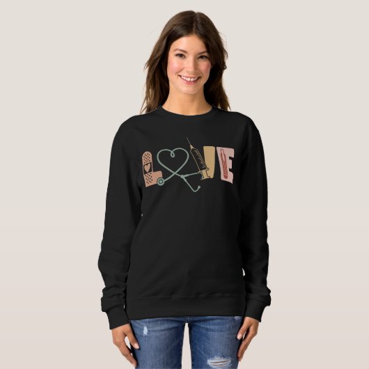 Aangepaste  verpleegkunde trui (Voorkant volledig)