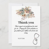 Aangepaste verpleegkundige Bedankt Gezondheidszorg (Voorkant)