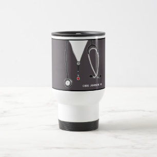 Aangepaste verpleegkundige Collectible Travel Mug Reisbeker