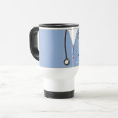 Aangepaste verpleegkundige Collectible Travel Mug Reisbeker (Voorkant links)