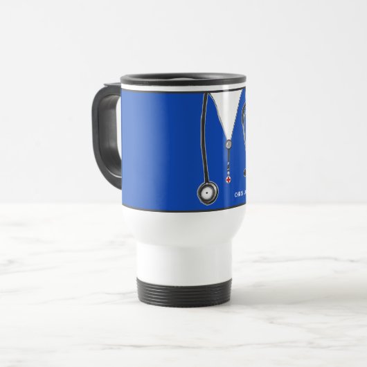 Aangepaste verpleegkundige Collectible Travel Mug Reisbeker (Voorkant links)