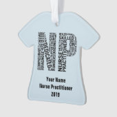 Aangepaste verpleegkundige NP Ornament (voorkant)