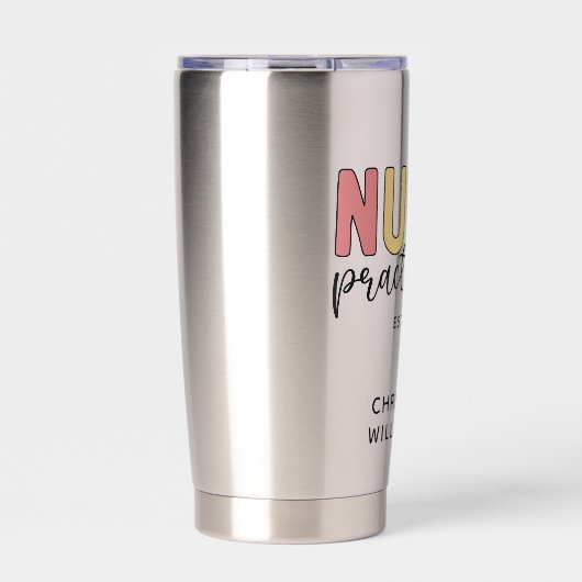 Aangepaste verpleegkundige NP Verpleegkundige Afst Geïsoleerde Drinkbeker (Voorkant)